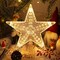 Christmas Tree Topper Warm White Light Christmas Star Great for Christmas Tree Ornaments New Year Christmas Tree Toppers Lighted Christmas Tree Star 8.7 Inch Christmas Star Tree Topper Battery Powered